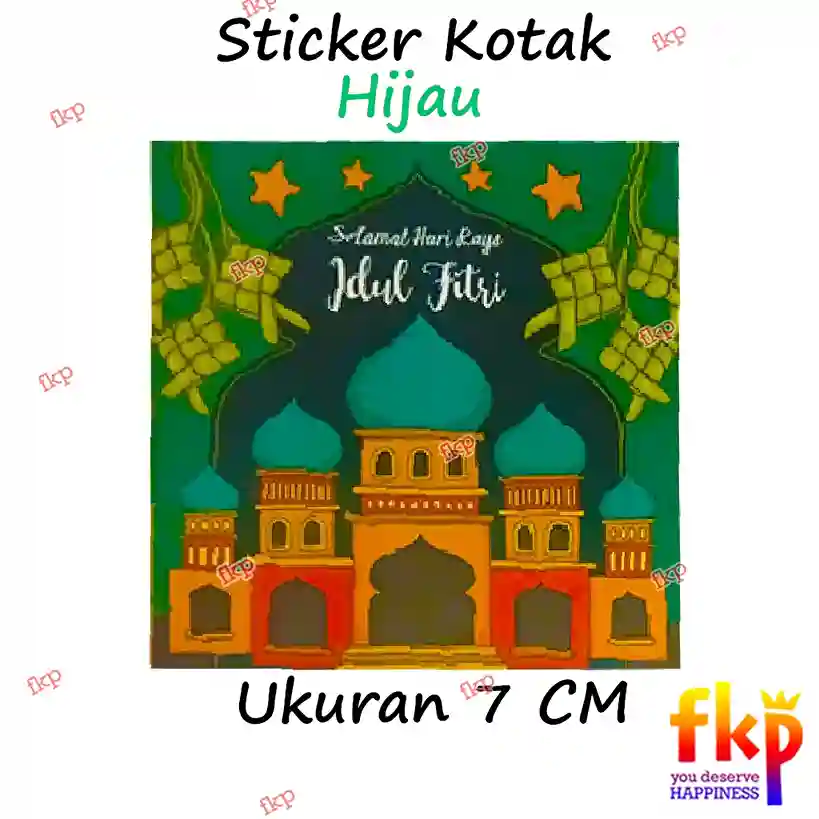 Kotak 7 Cm : Hijau